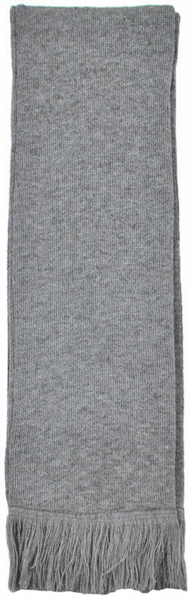 Acrylic Knitted Scarf w/Fringe 3