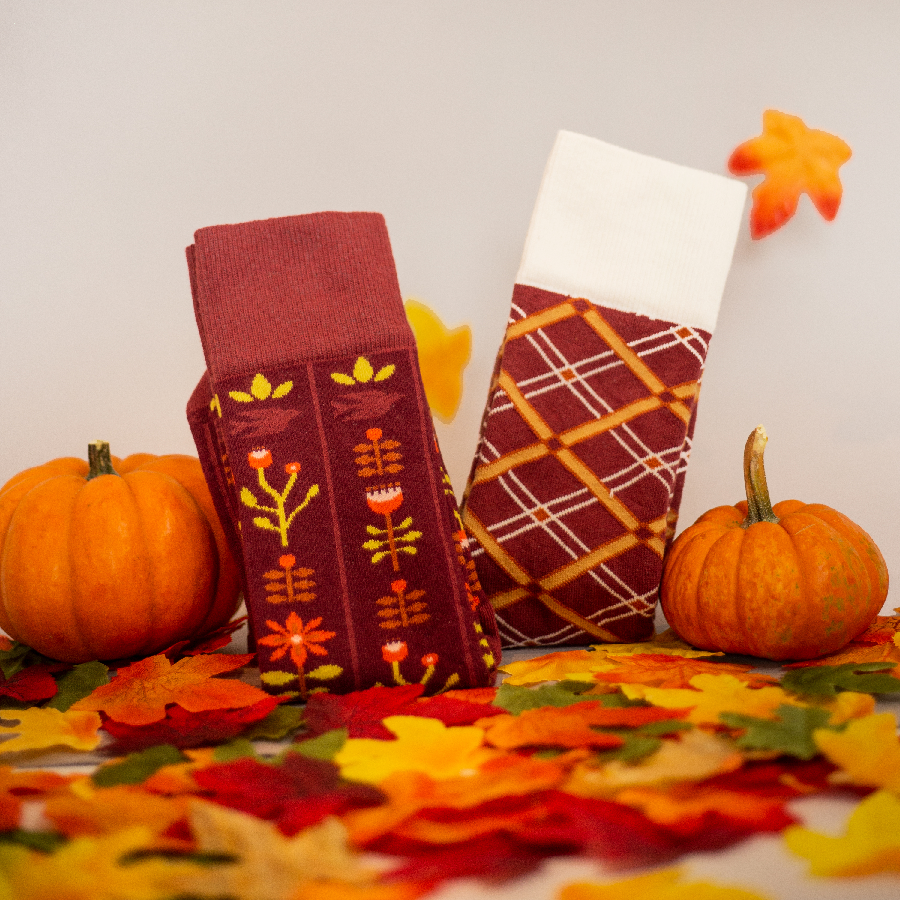 Dress Fall Socks - Sophisticated Autumn Foot Attire - American Made 2