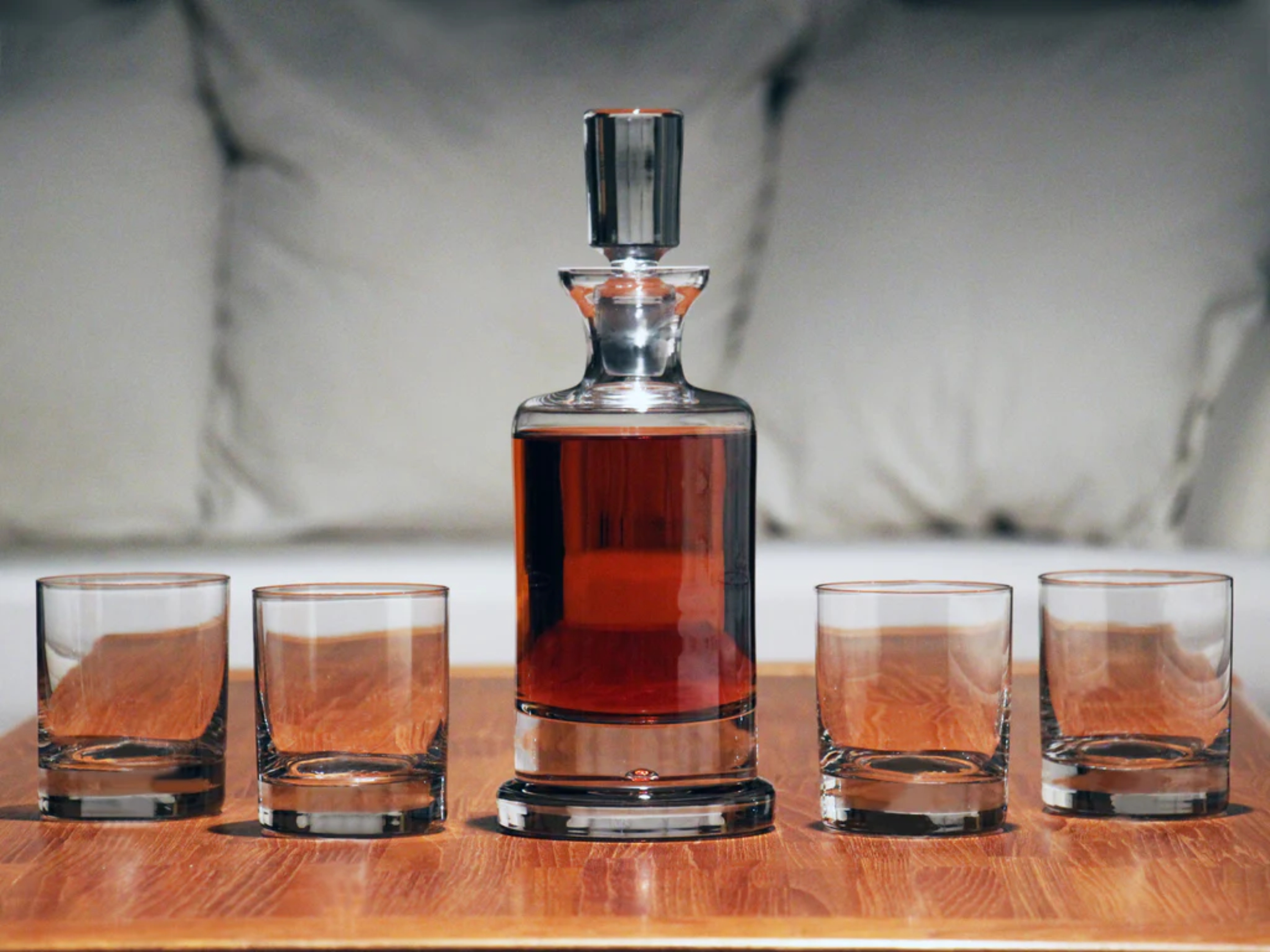 Kensington Decanter Gift Set Lead-Free Crystal 4