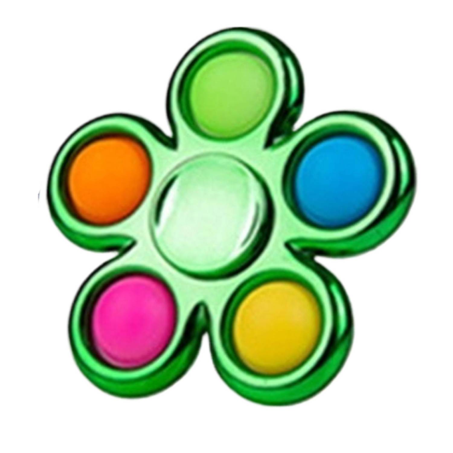 Push Pop Fidget Toy Anti-Stress Dimple Spinner 12