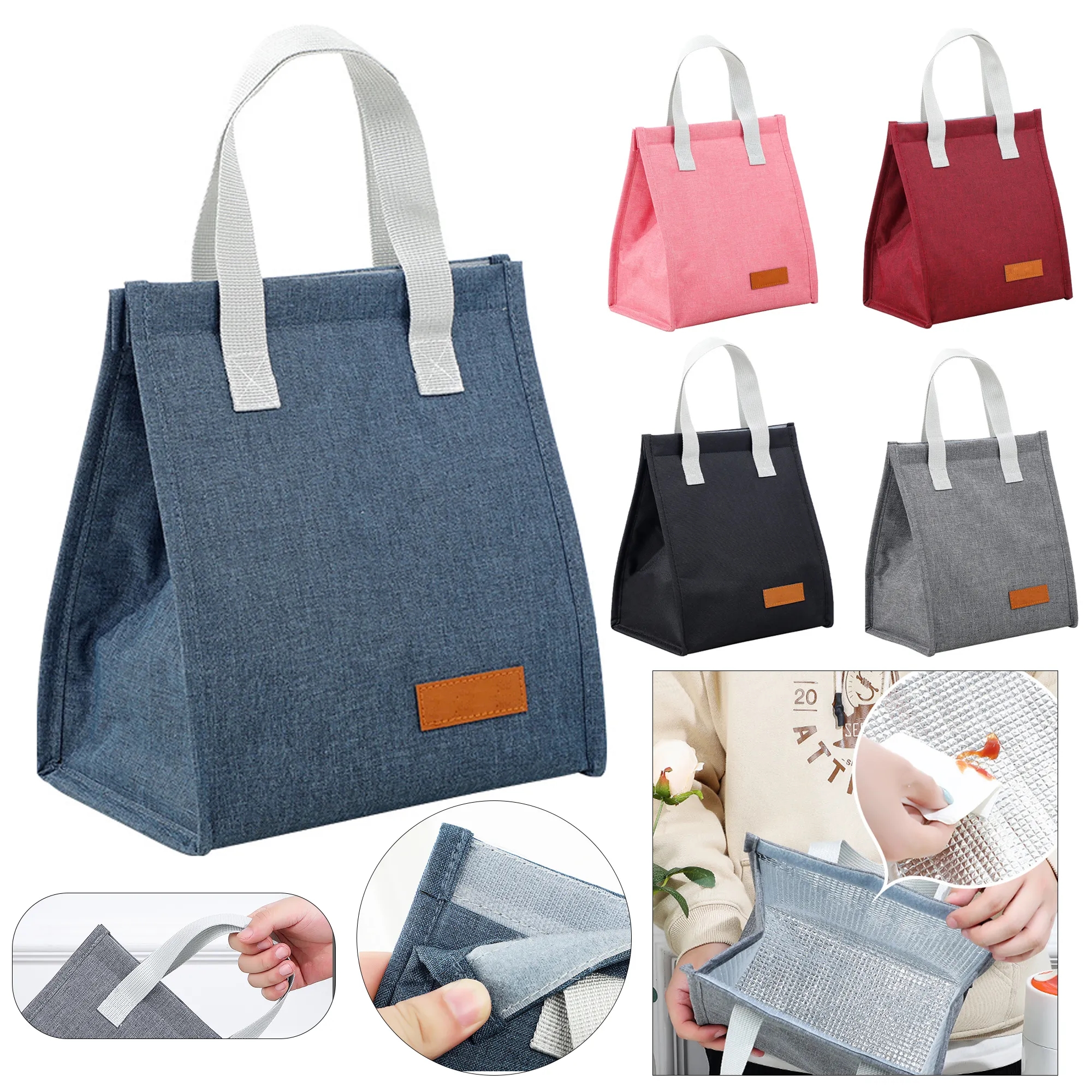 Handheld Oxford Cloth Insulated Bag 7