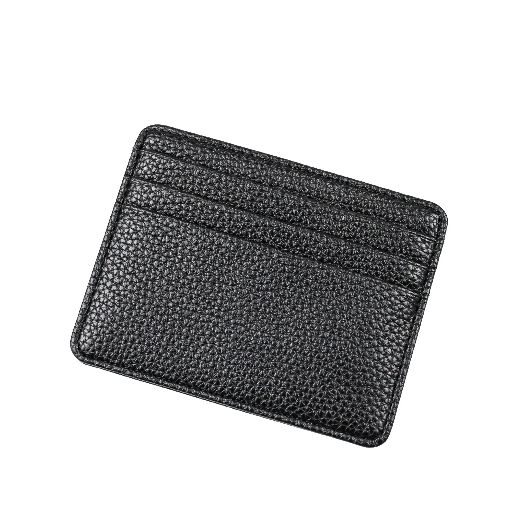 Credit Card Holder Slim Wallet Leather 2