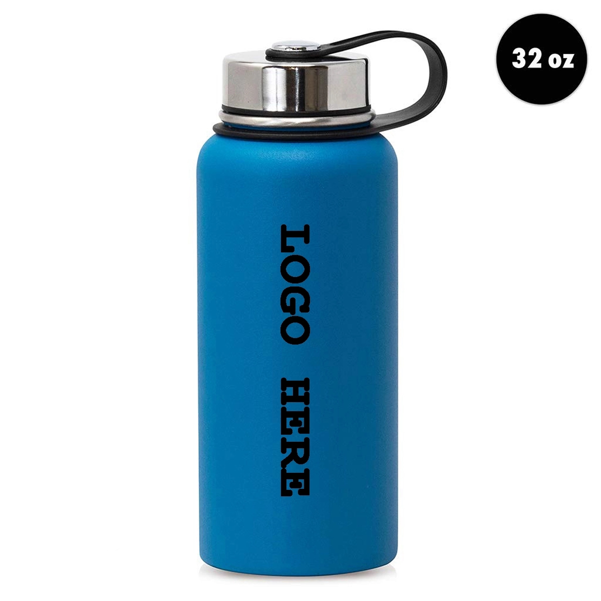 Stainless Steel Water Bottle With Basic Lid 32 Oz 3