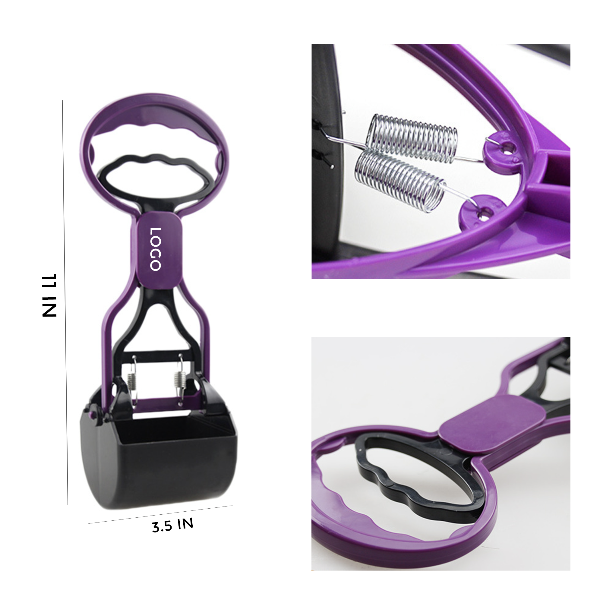 MOQ 10 PCS Convenient Household Plastic Pet Potty Picker 2