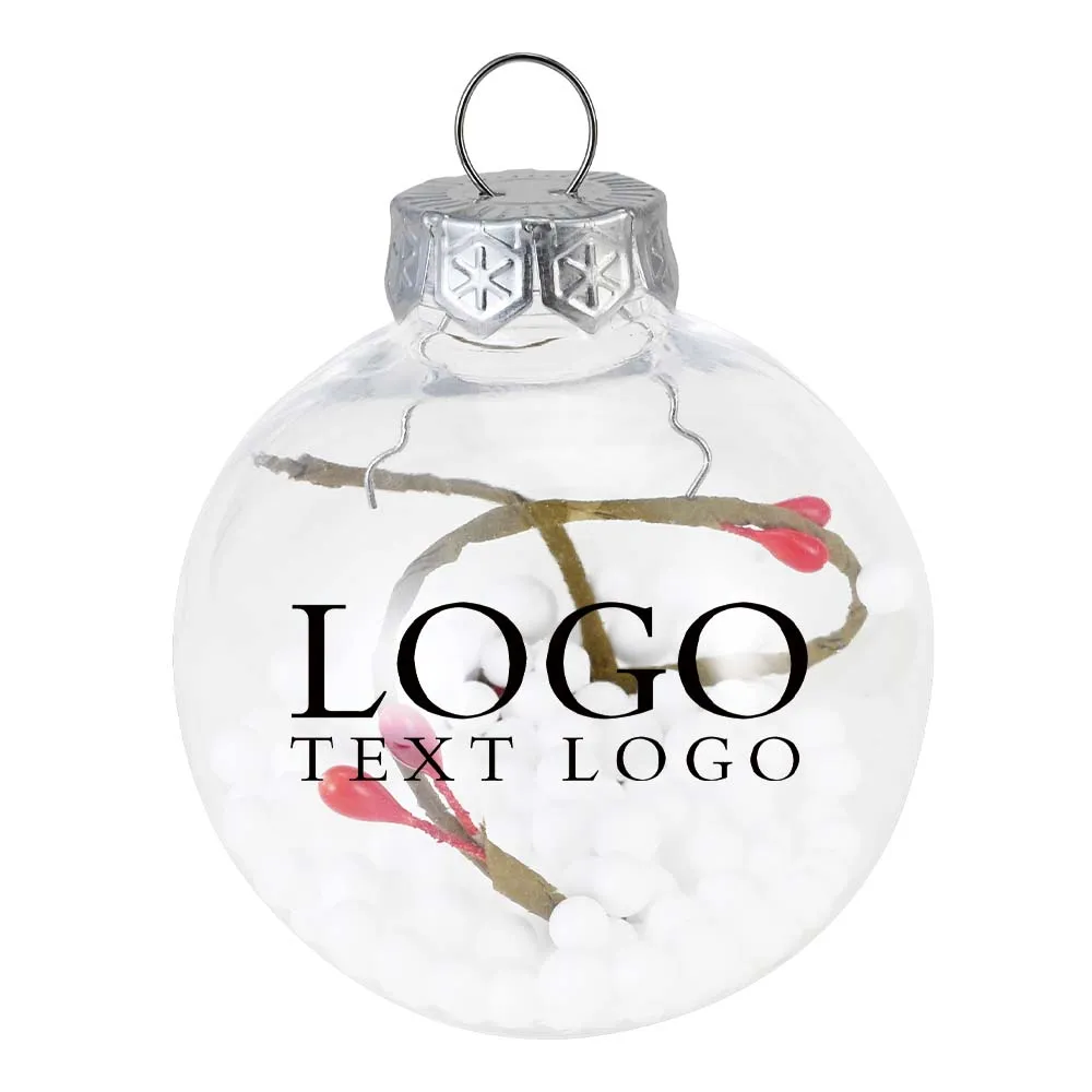 Transparent Filling Baubles Holiday Hanging Balls 5