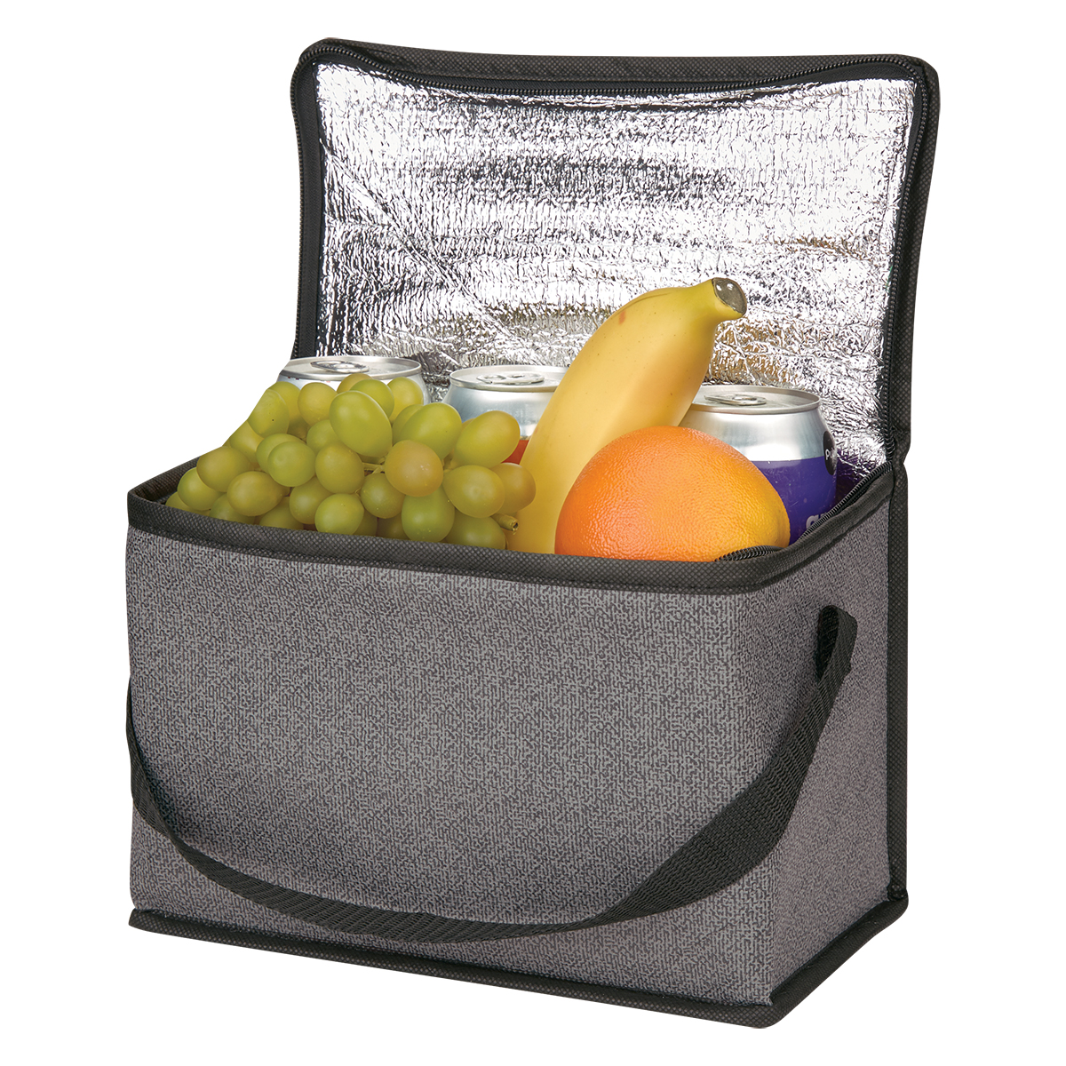 Heathered Non-Woven Cooler Lunch Bag 6