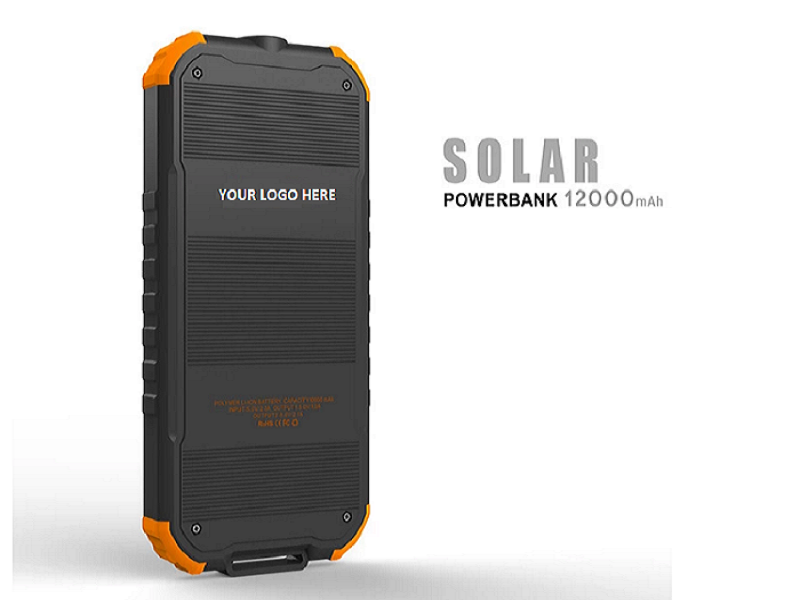 Crash Proof Solar Power Bank with Torch Light 10000mah 6