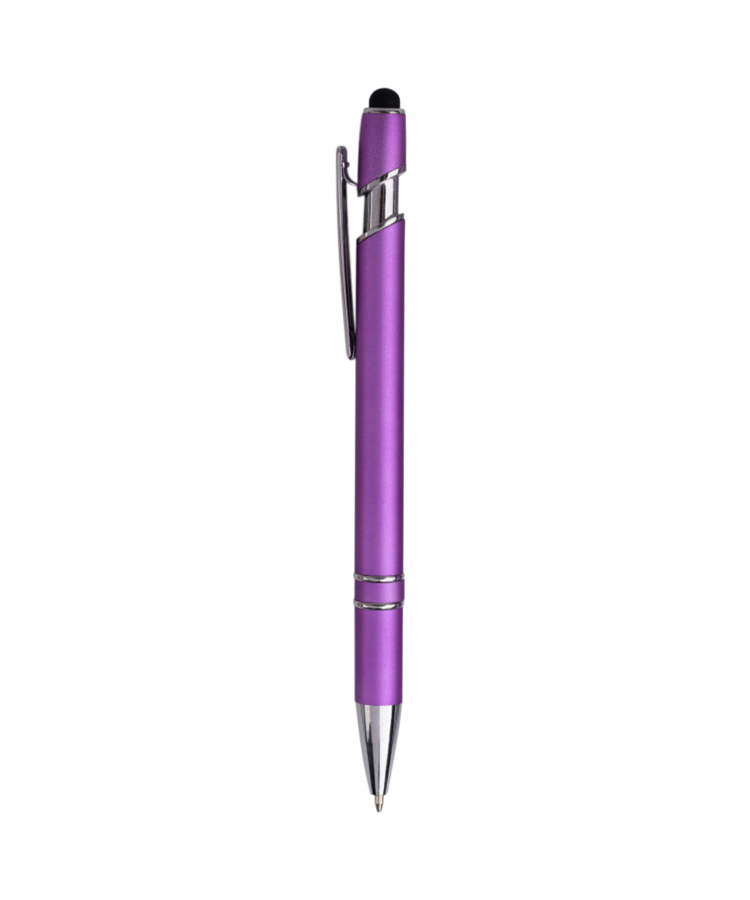 Union Printed - Chrome Colors Stylus Click Pen 6