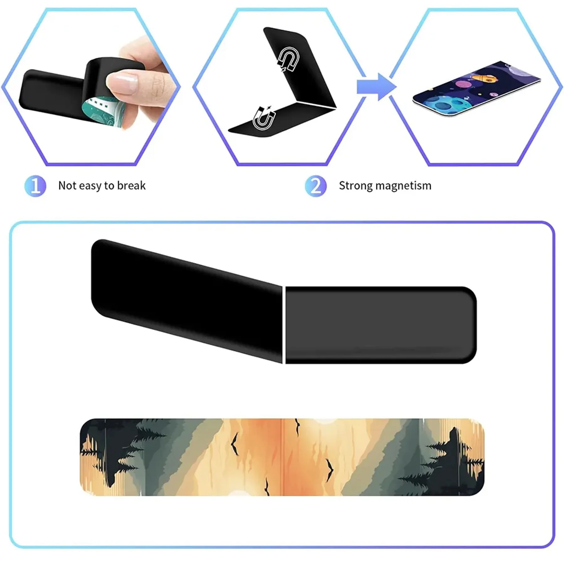 Creative Magnetic Bookends Folding 2