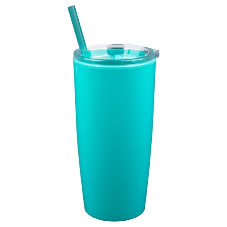 22 Oz. Captiva Tumbler with Straw 1