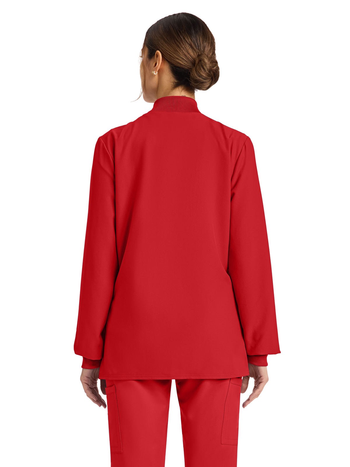 Cherokee - Workwear Originals Ultra - Women's 2-Pocket Zip Up Scrub Jacket 3