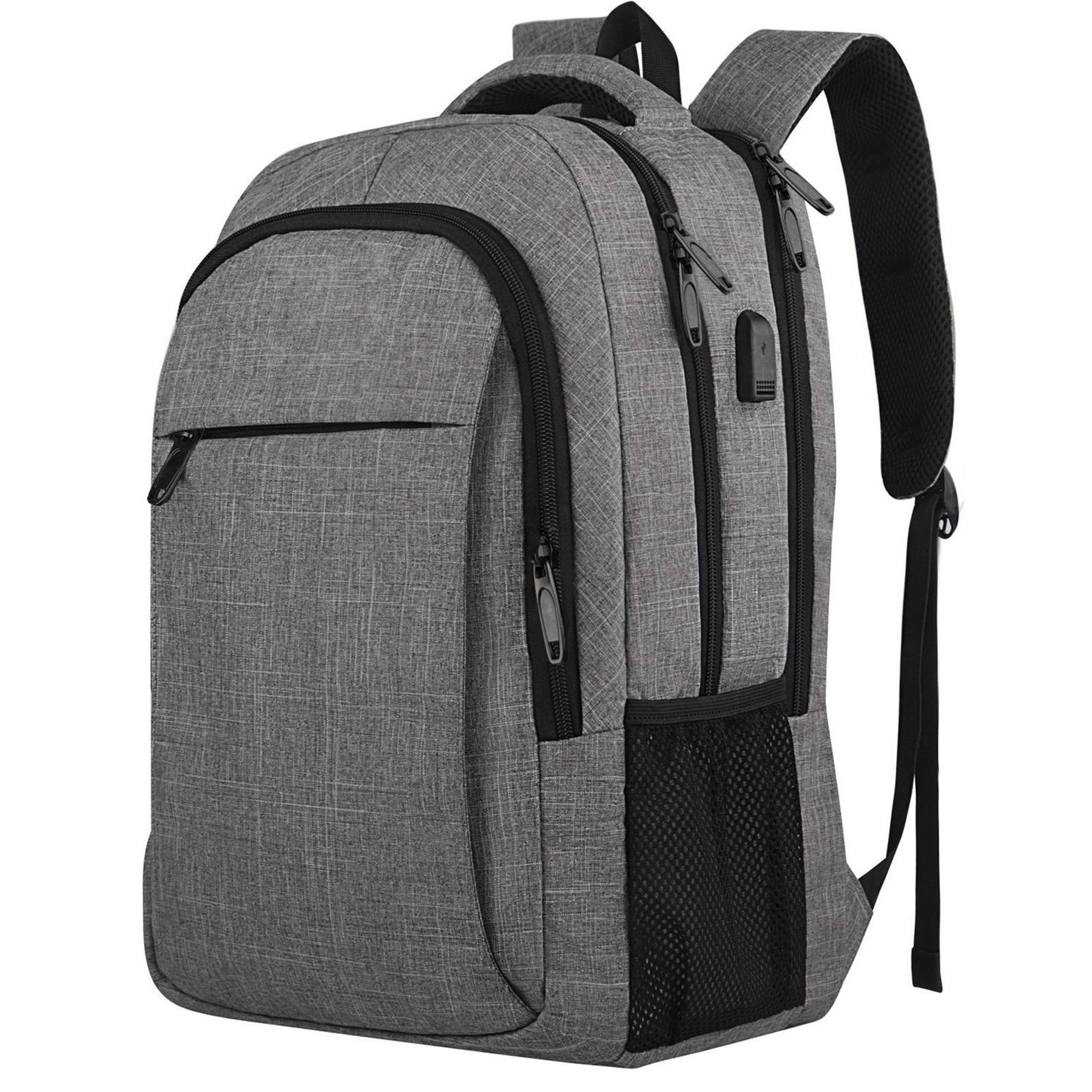 Business Sturdy Laptops Backpack with USB Charging Port 2