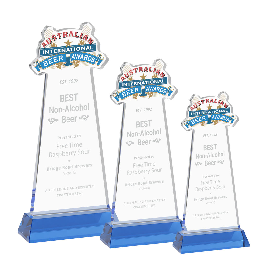 EdgeCraft Award on Hartford Base - Sky Blue (via Ocean)