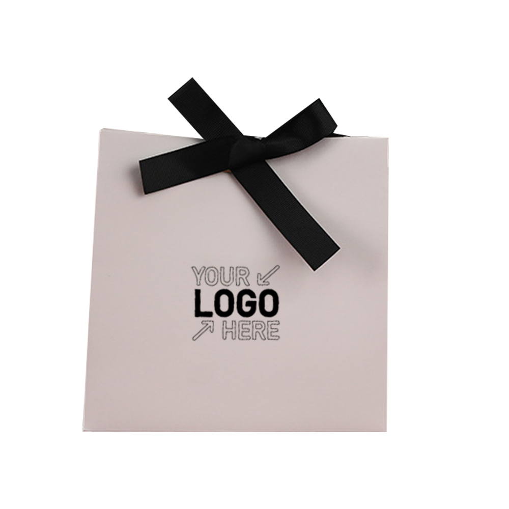 custom Logo Ribbon Paper Bags 3