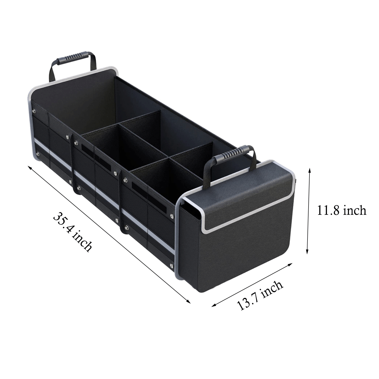 Outdoor Travel car supplies trunk storage Organizer box 8