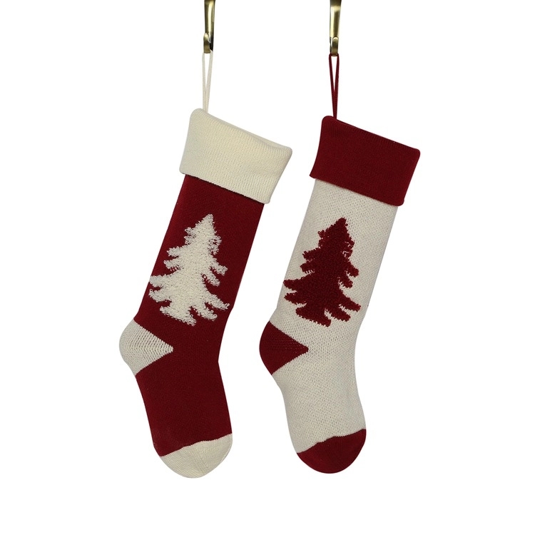 Cute Knitted Christmas Stocking 2