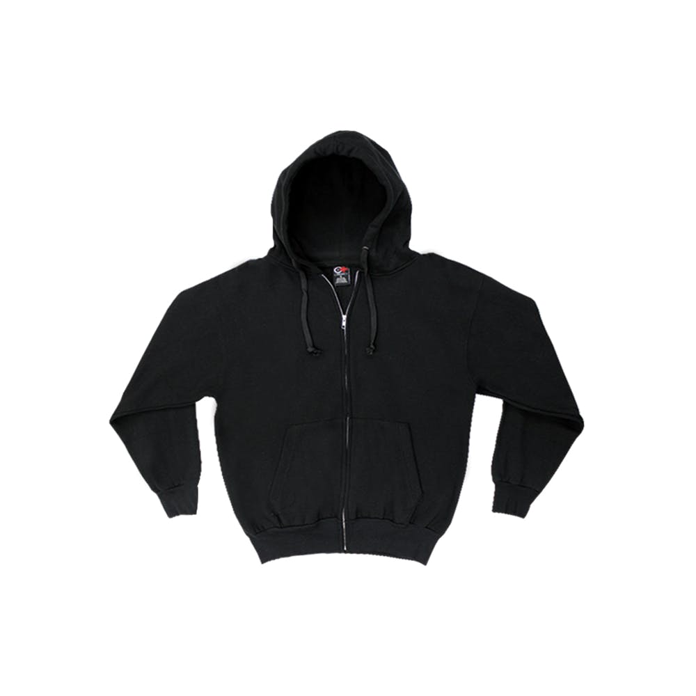 Cotton Plus Zip Hoodies - Black Medium, custom hoodie or sweatshirt with logo imprint 2