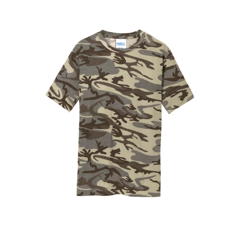 Port & Company Core Cotton Camo Tee. 25