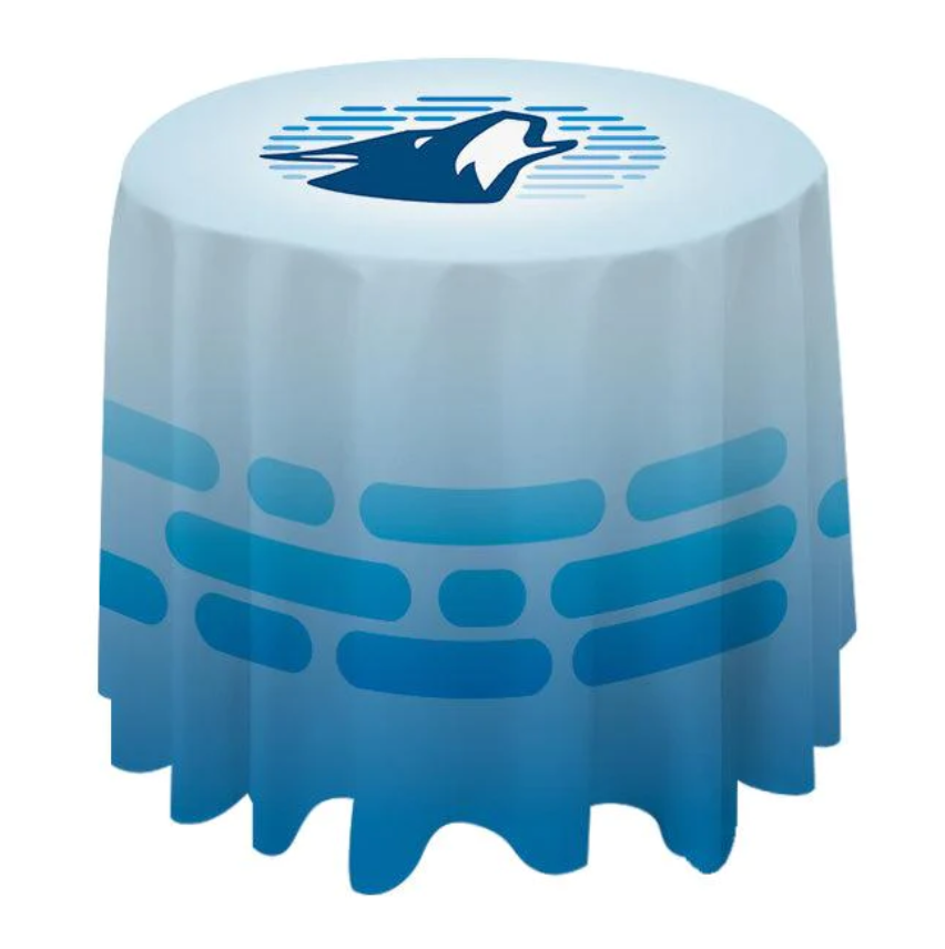 Premium Round Table Drape (Dye Sublimated) 60" x 30''