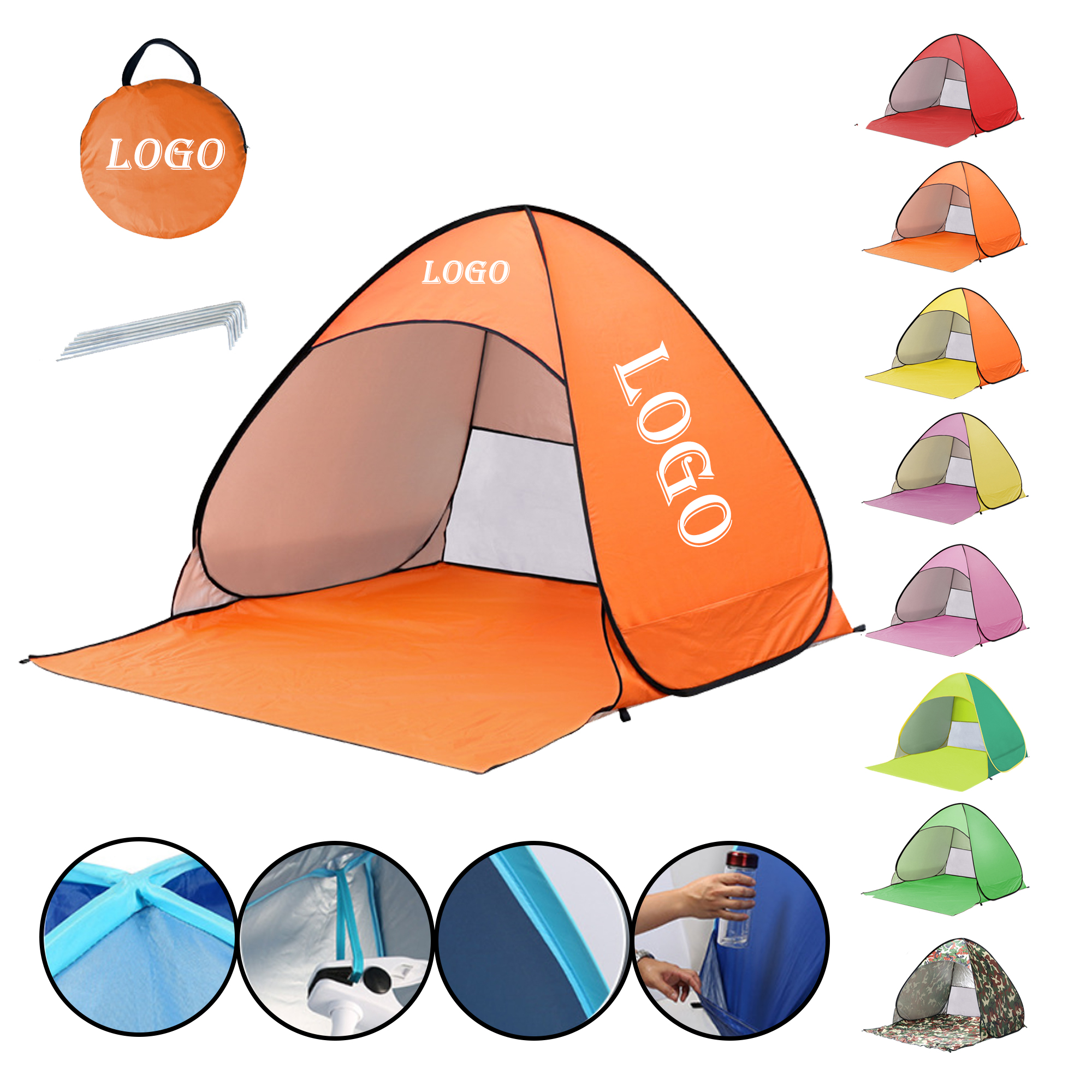 MOQ10 Travel Beach Umbrella 2