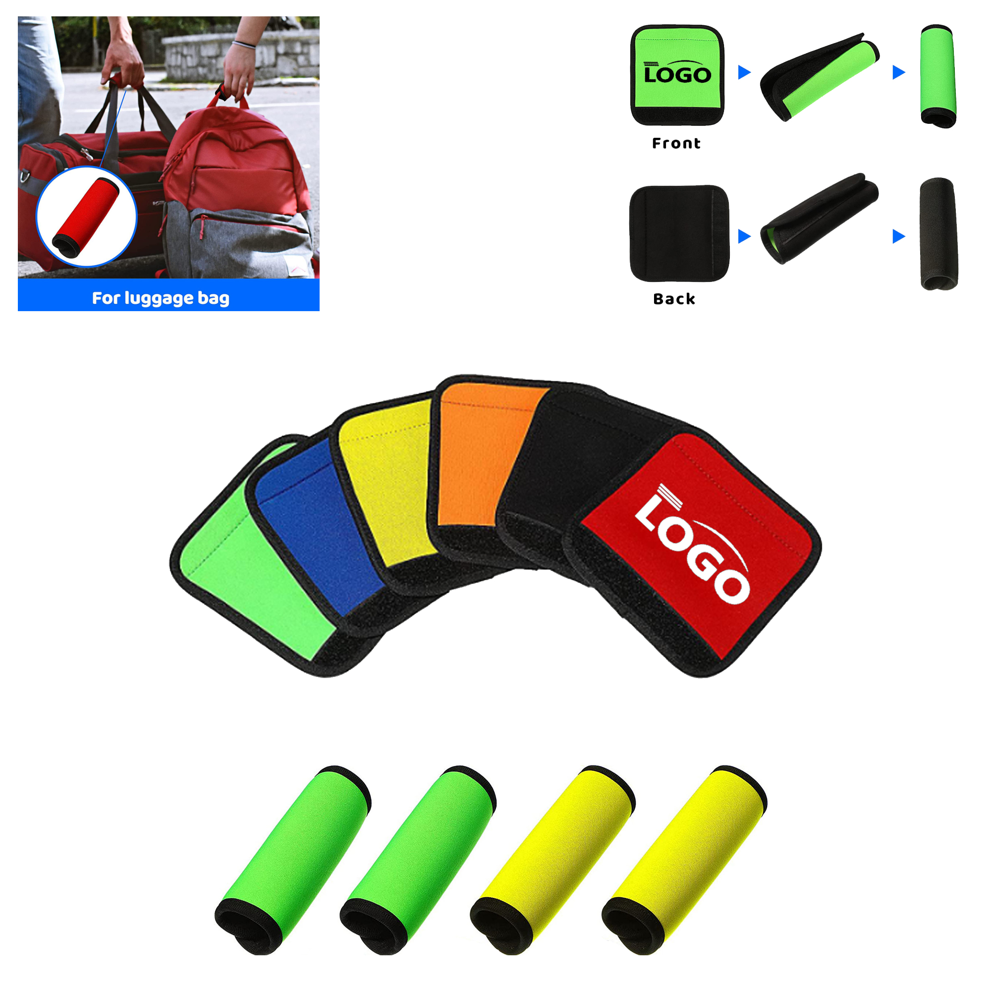 Neoprene Luggage Handle Wrap Grip 4