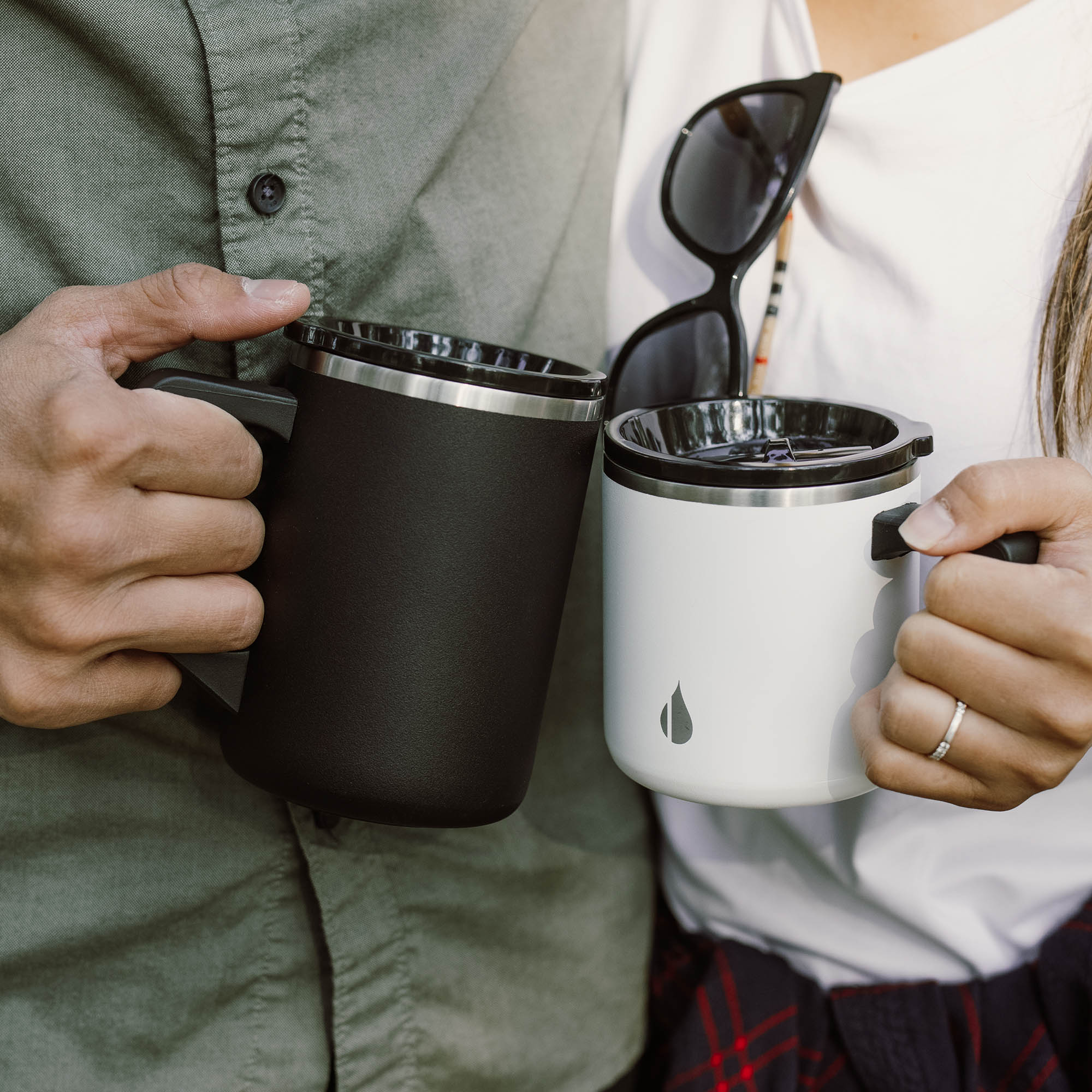 Elemental® Summit 16oz Stainless Steel Camp Mug with Shatter-free Lid 14