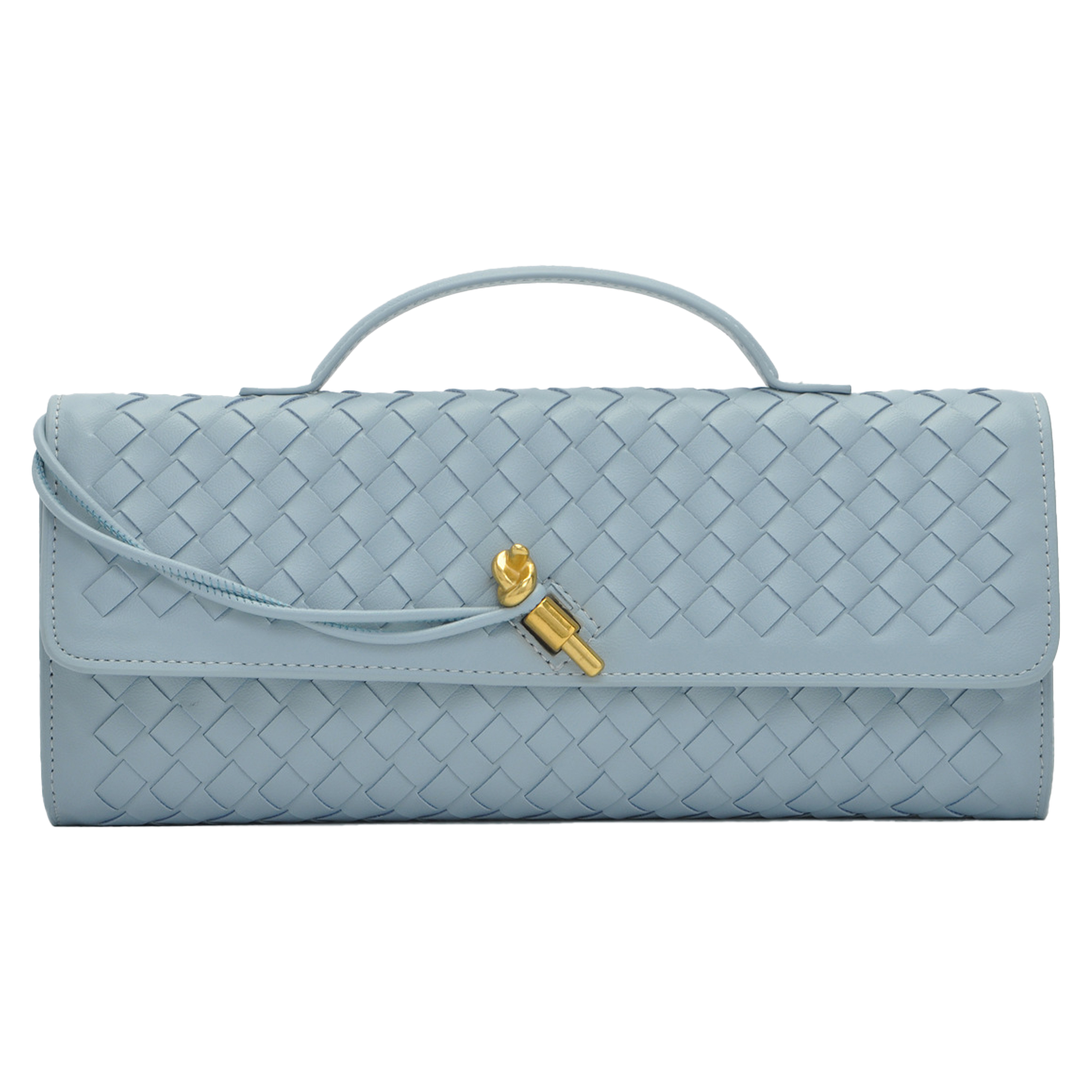 Pu Fashion Woven Hand-Held Diagonal Cross Bag 9