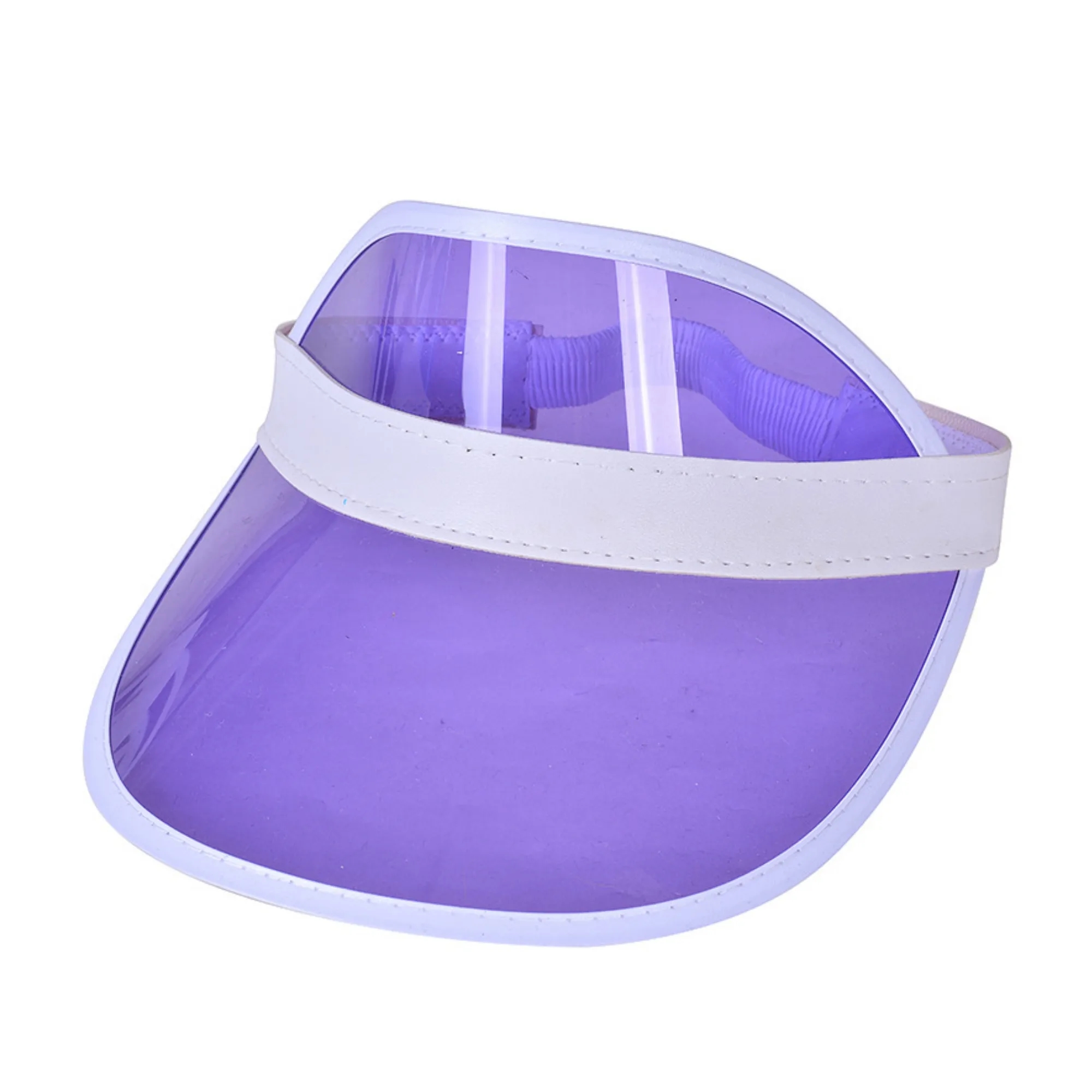 Unisex Sun Visors Plastic Clear Cap 1