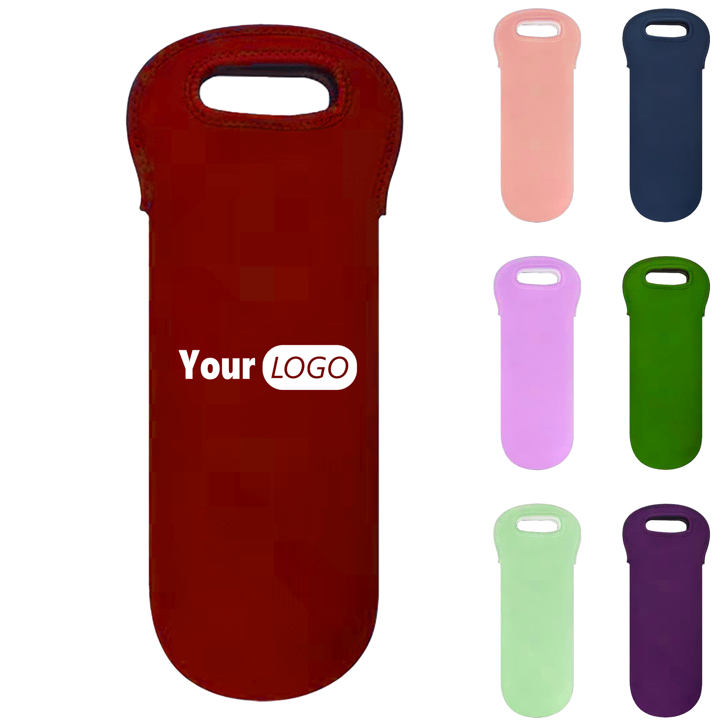 Neoprene Durable And Insulated Single Bottle Wine Bag 2
