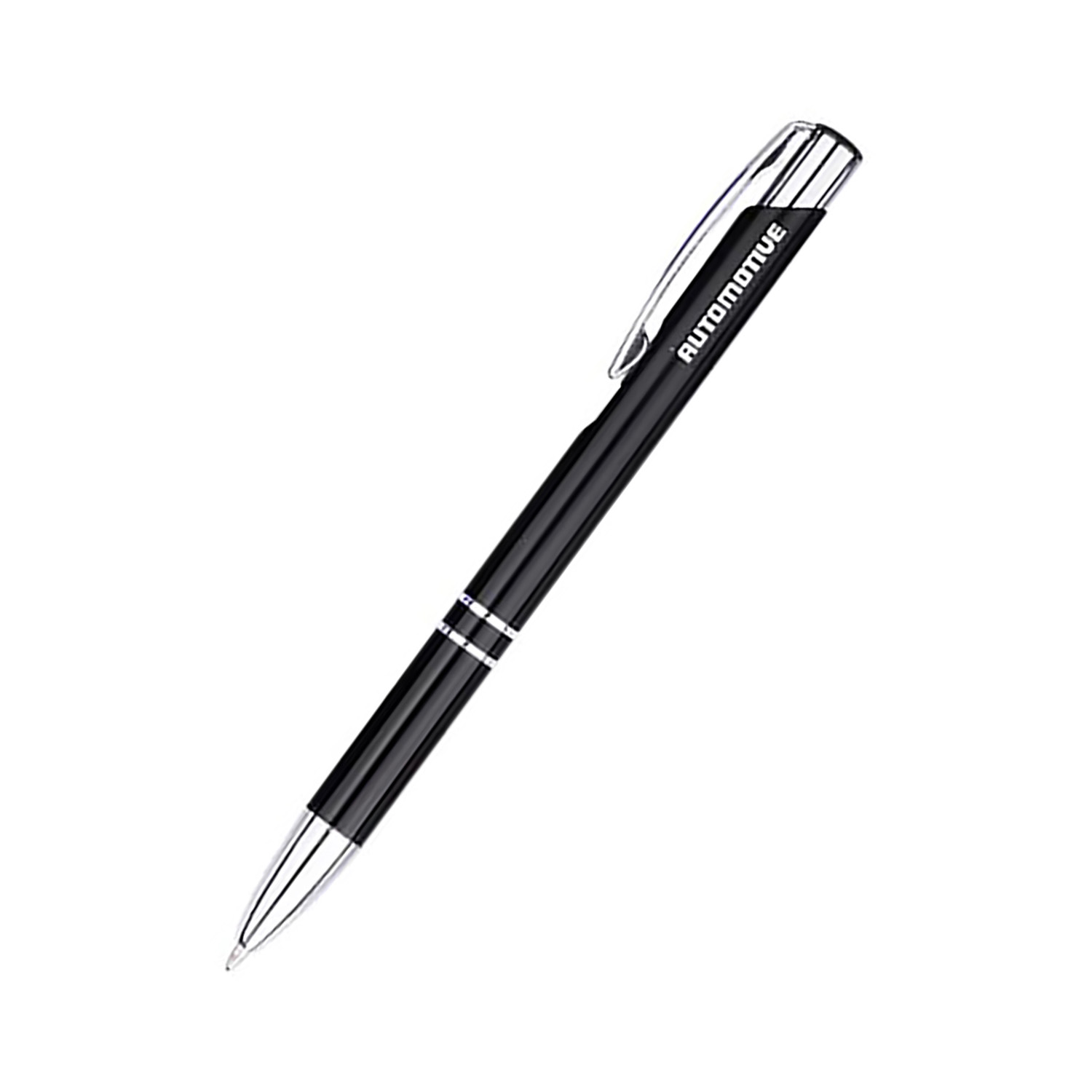 Aura Metal Push Action Ballpoint Pen w/ Chrome Accent 6