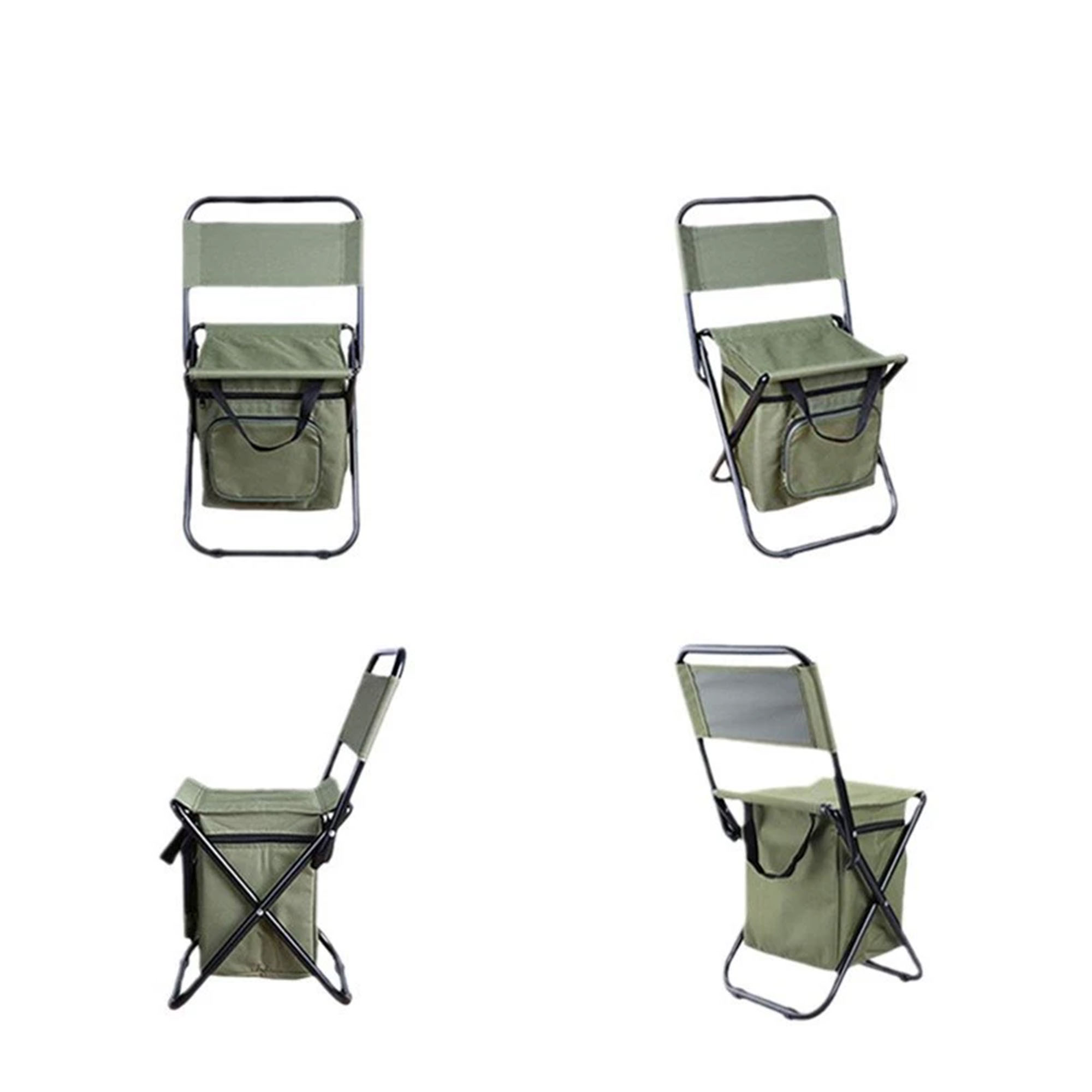 3 in 1 Storage Folding Cooler Backrest Chair 5