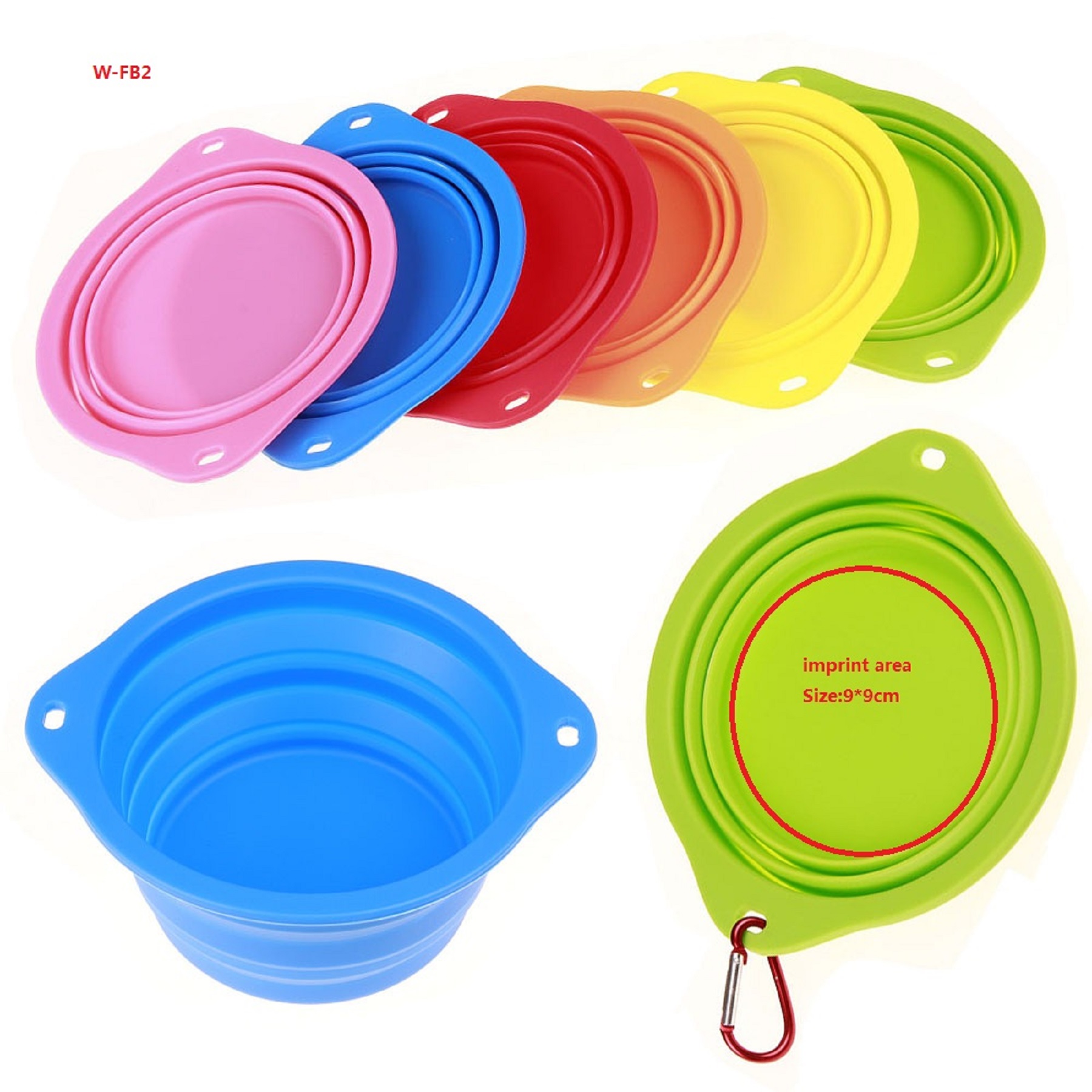 Foldable Pet Silicone Bowl 1