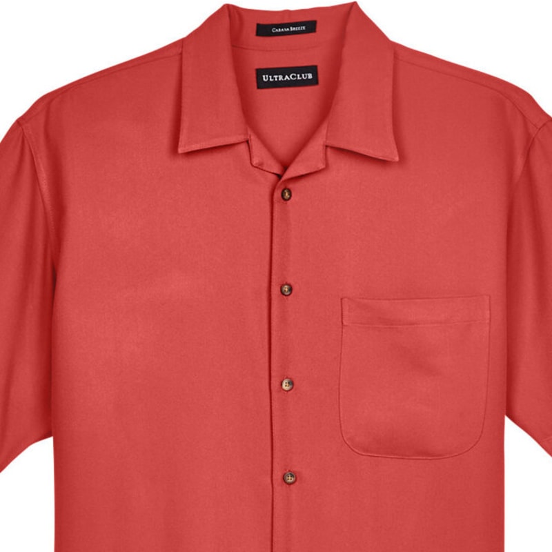 UltraClub Men's Cabana Breeze Camp Shirt 10