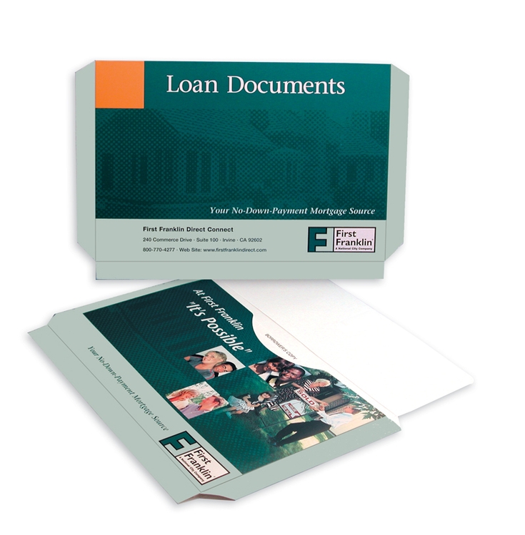 Legal Size Portfolio with Unsealed Expansion Gusset - 10" x 15" 2