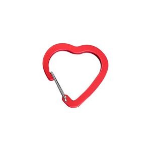 Charming Heart-Shaped Flat Aluminum Carabiners 5