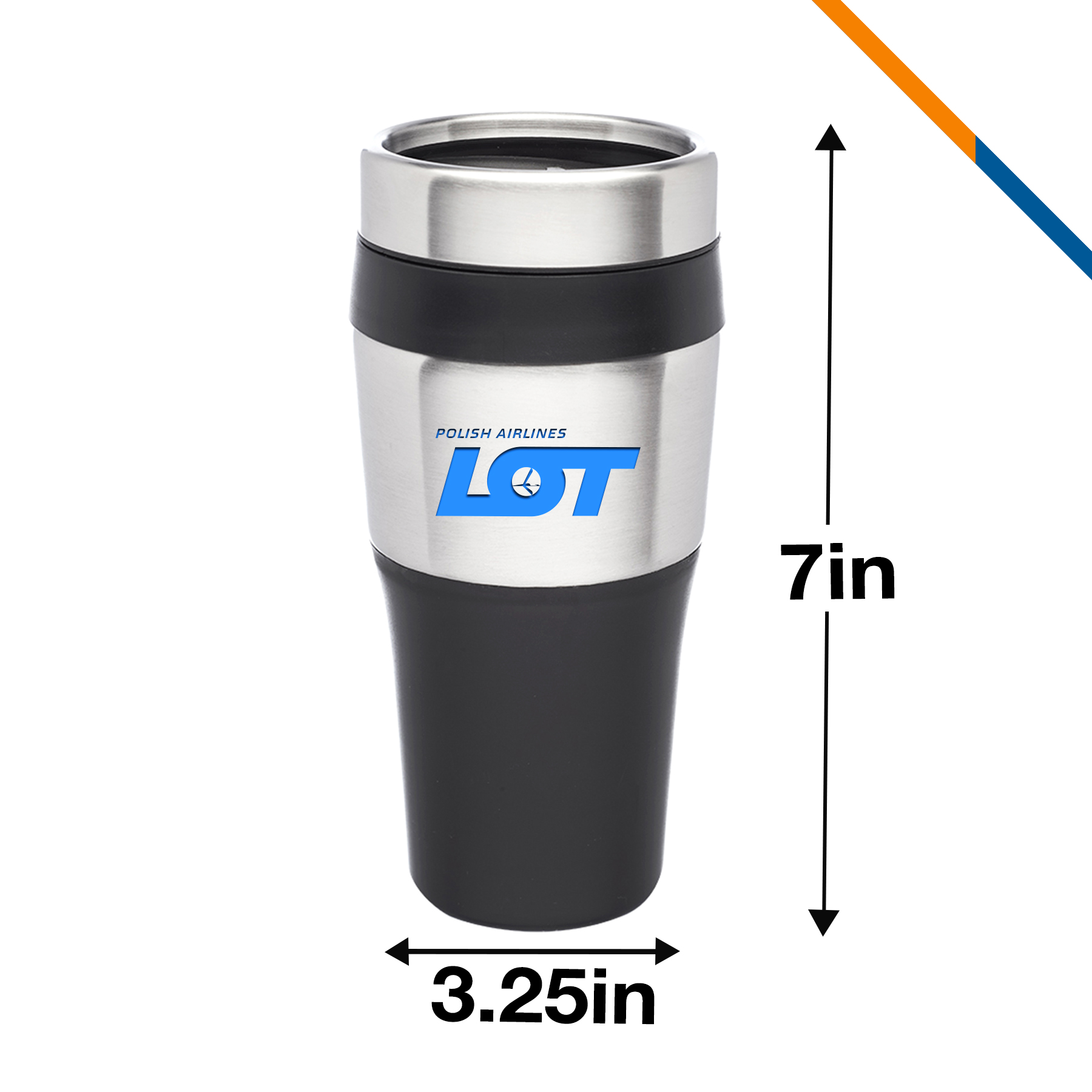 Pluri Plastic Travel Mug - 16 OZ. 4