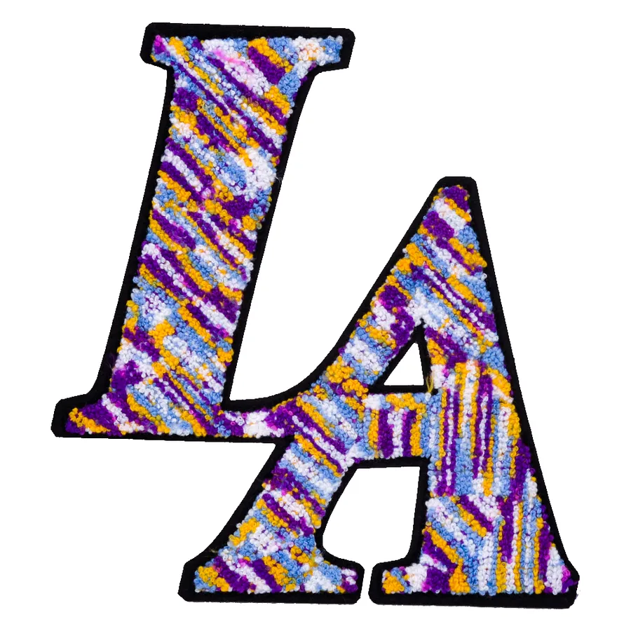 Multi Color Chenille Patch 5