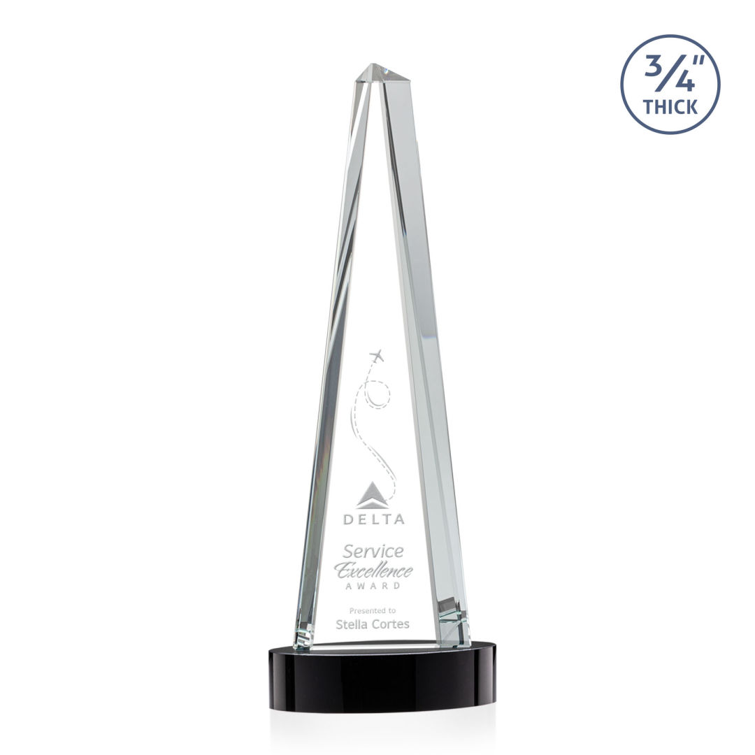 Majestic Tower Award on Alberton Base - Black 6