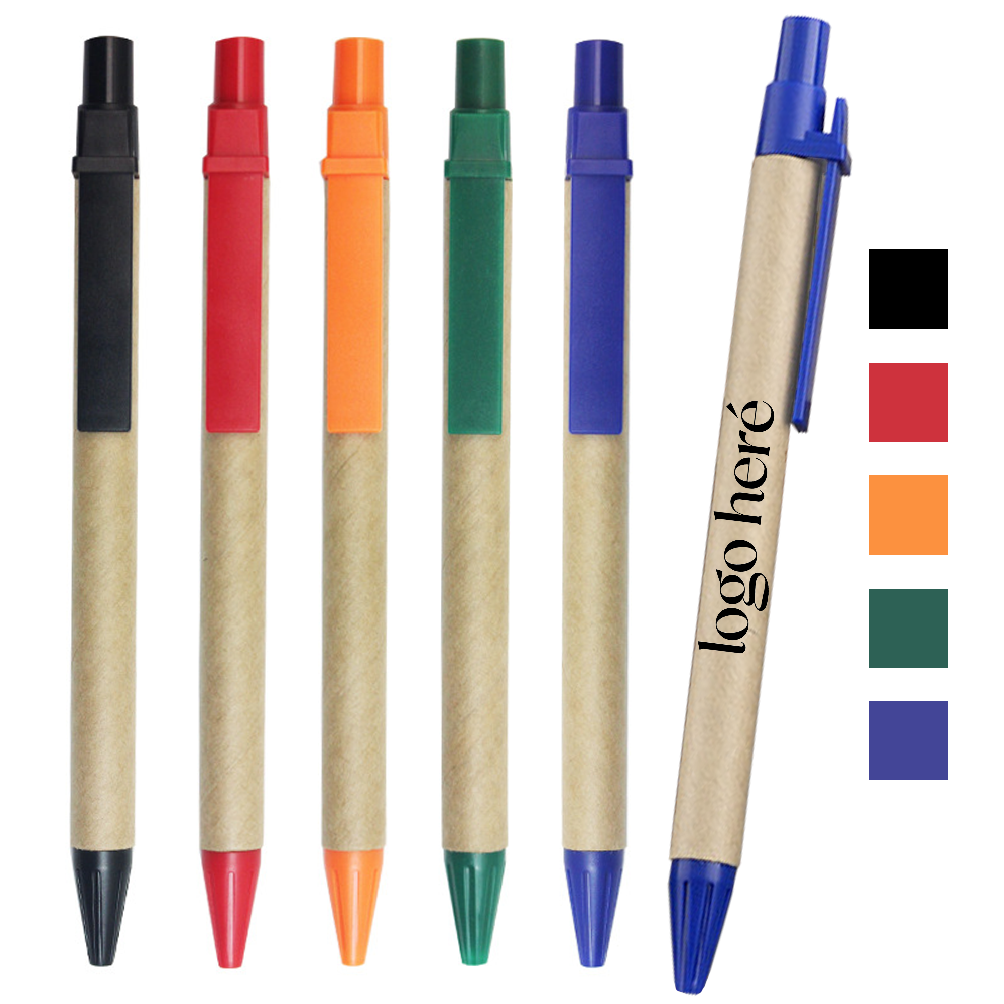 Colored Kraft Paper Ballpoint Pen 2