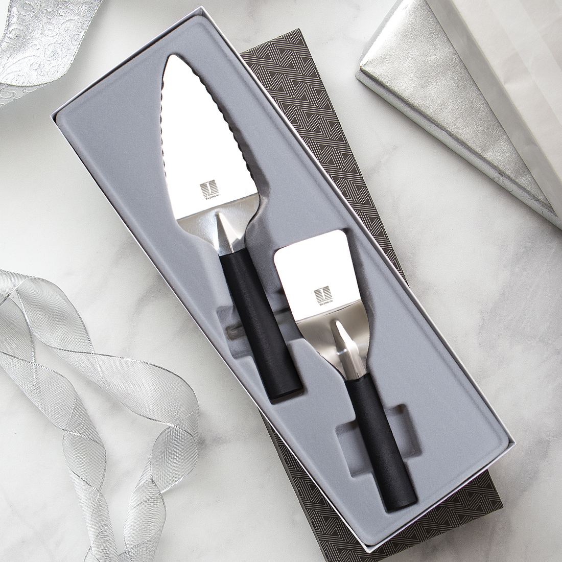 Serving Gift Set w/Black Handle 3