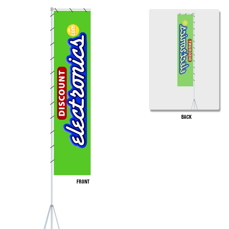 Giant Flag™Outdoor 23' Advertising Flag Single Sided