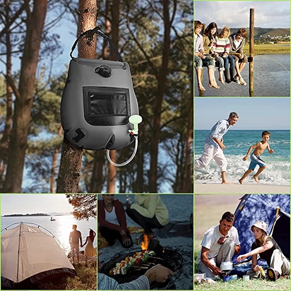 Portable Solar Shower Bag for Camping 11