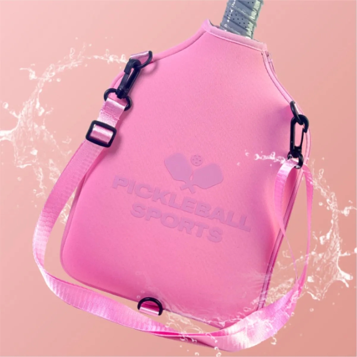 Neoprene Pickleball Paddle Cover With Shoulder Strap 3