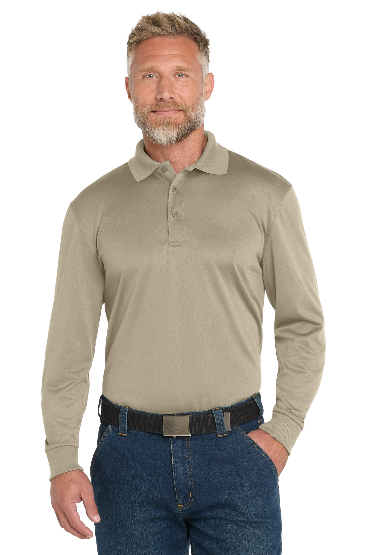 CornerStone Select Snag-Proof Long Sleeve Polo. CS412LS 16