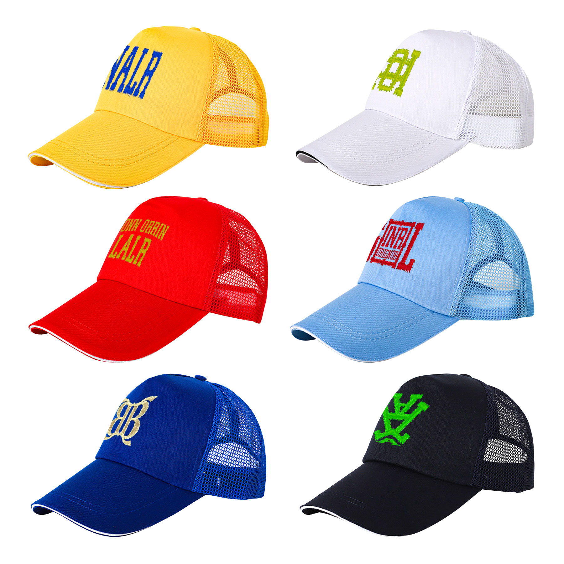 Mesh Baseball Cap/Peaked Cap, Adjustable 2