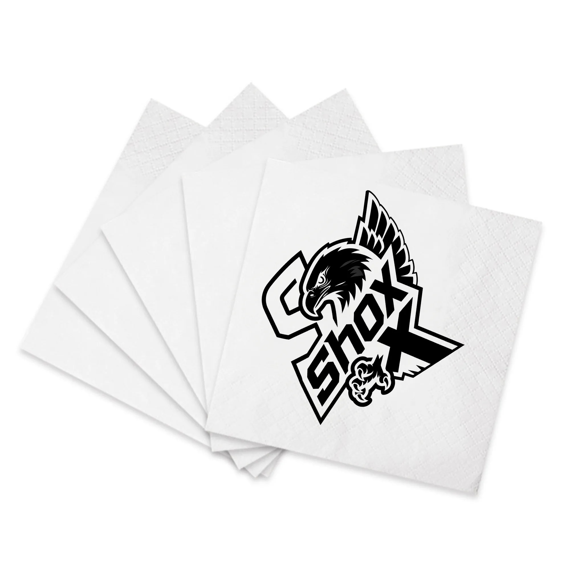 MOQ 100 2Ply 4.53" x 4.53" Dinner Napkin 2