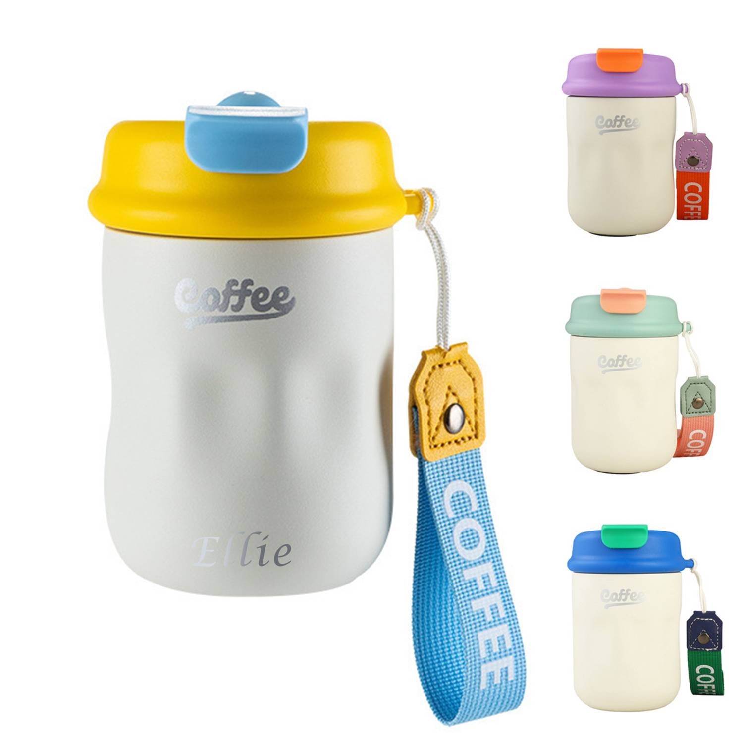 14.8 oz Colorful Portable Coffee Cup