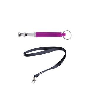 Adjustable Paw Shaped Pet Training Sound Clicker With Key Ring 22