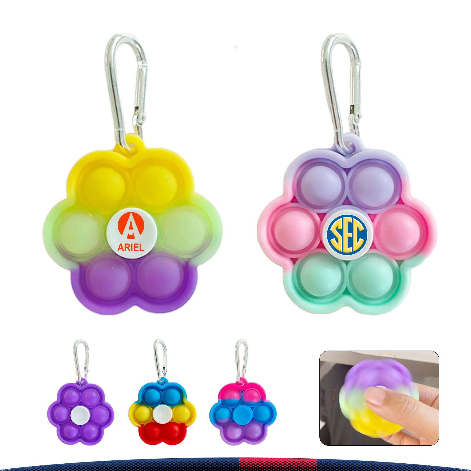 Arlo Push Bubble Fidget Spinner 2