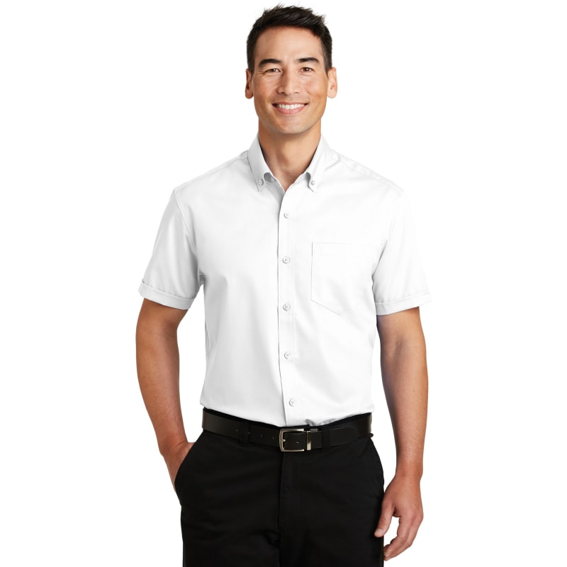 Port Authority Short Sleeve SuperPro Twill Shirt. 16